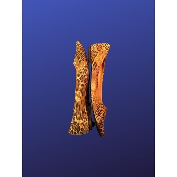 MIA “Courtney” Pointy Toe Flats, LEOPARD Print Fabric, Size 10M, EUC - Picture 5 of 9